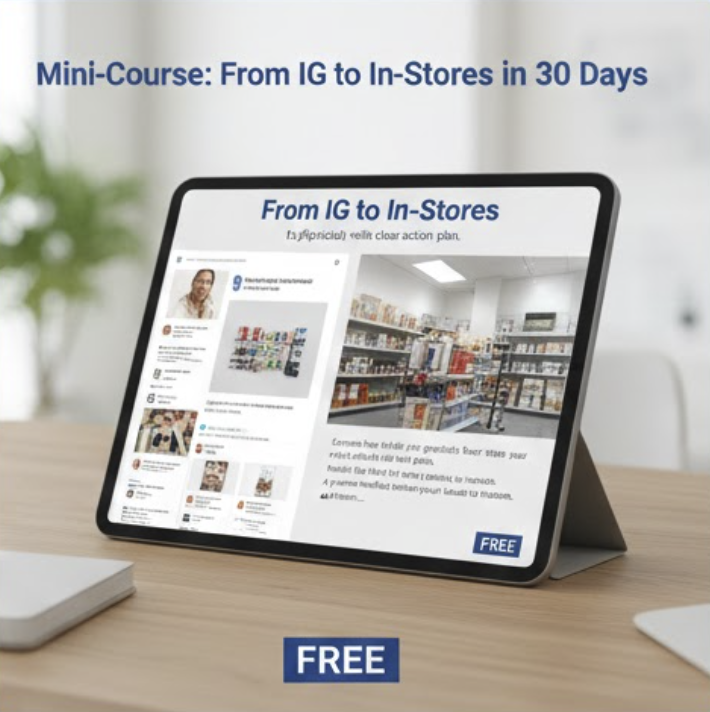 Mini-Course: From IG to In-Stores in 30 Days